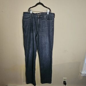 Eddie Bauer Boyfriend Relaxed Fit Size 10 Tall Fleece Lined Jeans